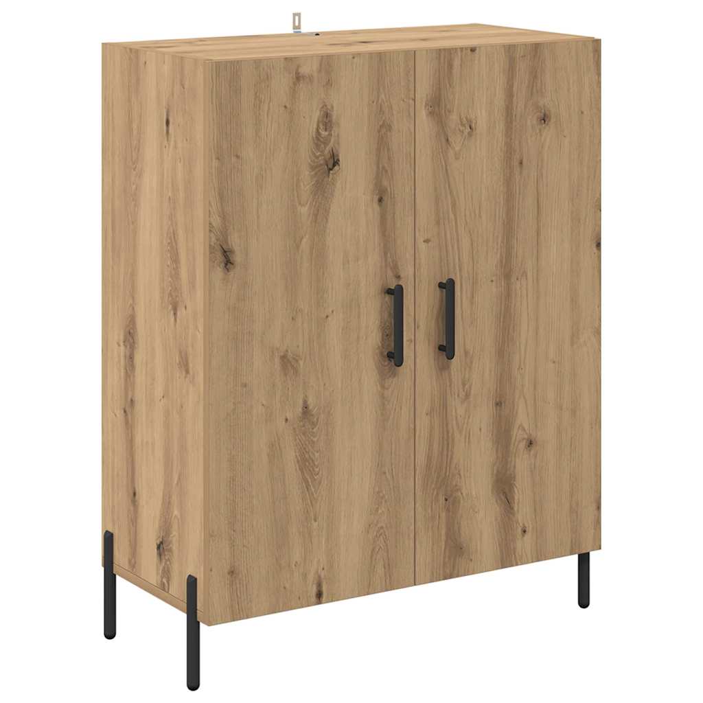 Highboard Artisan Egetræ 69,5 x 34 x 180 cm Konstrueret træ