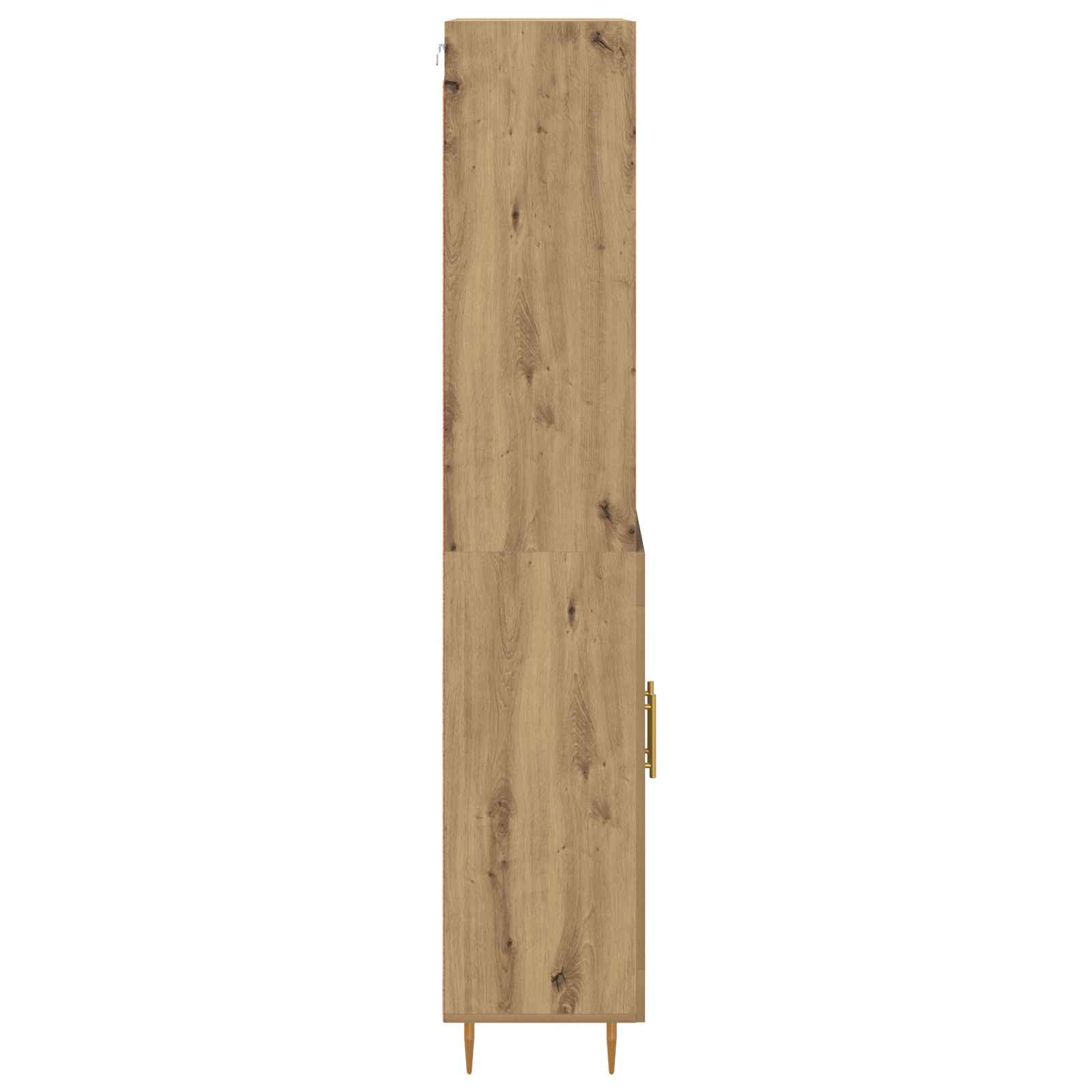 Highboard Artisan Egetræ 69,5 x 34 x 180 cm Konstrueret træ