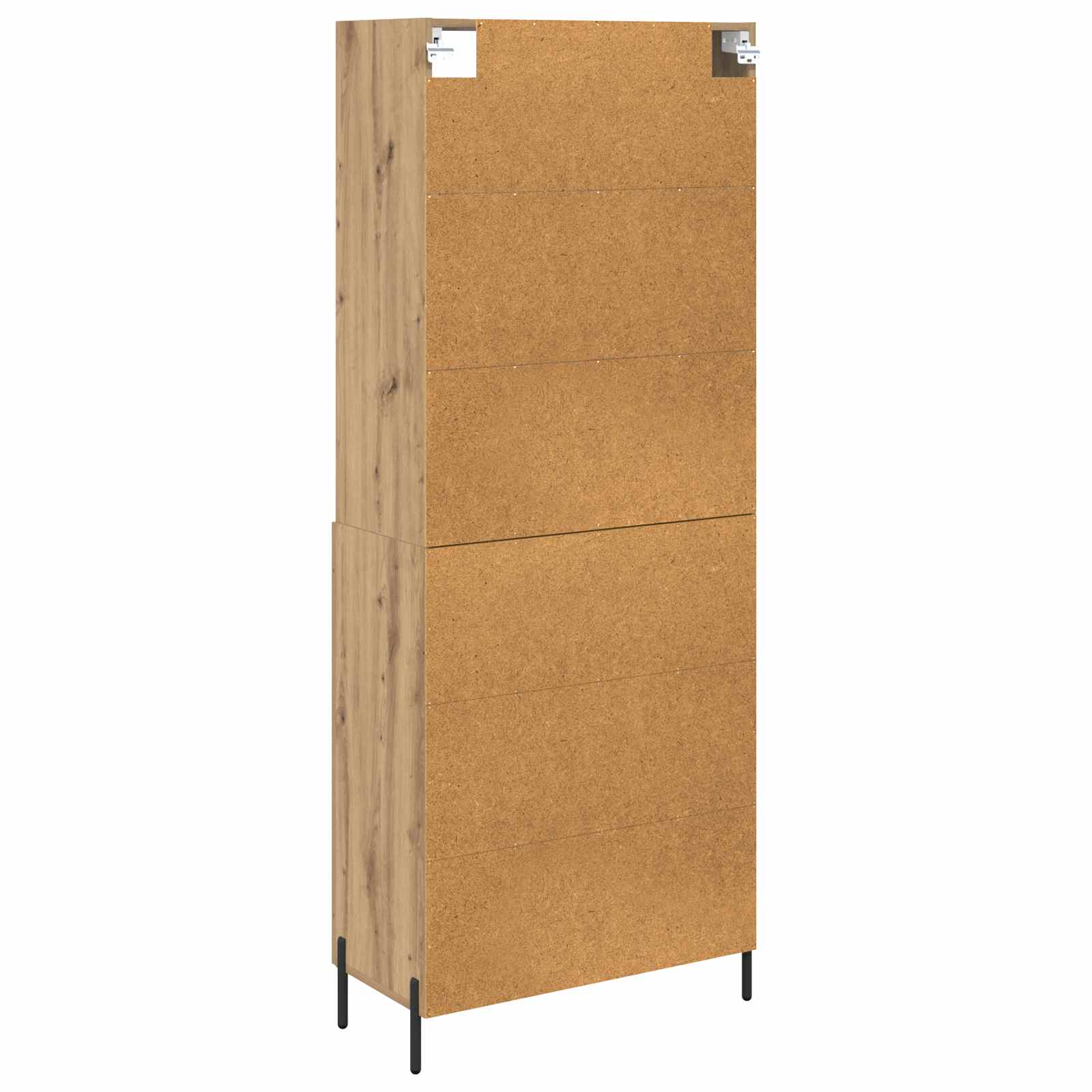 Highboard Artisan Egetræ 69,5 x 32,5 x 180 cm Konstrueret træ