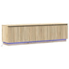 TV-skab med LED Sonoma-eg 180 x 38 x 49 cm Konstrueret træ