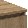 TV-skab med LED artisan eg 180 x 38 x 49 cm Konstrueret træ