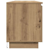 TV-skab med LED artisan eg 180 x 38 x 49 cm Konstrueret træ