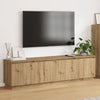 TV-skab med LED artisan eg 180 x 38 x 49 cm Konstrueret træ