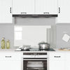 Køkken bagvæg Transparent 110 x 60 x 0.6 cm hærdet glas