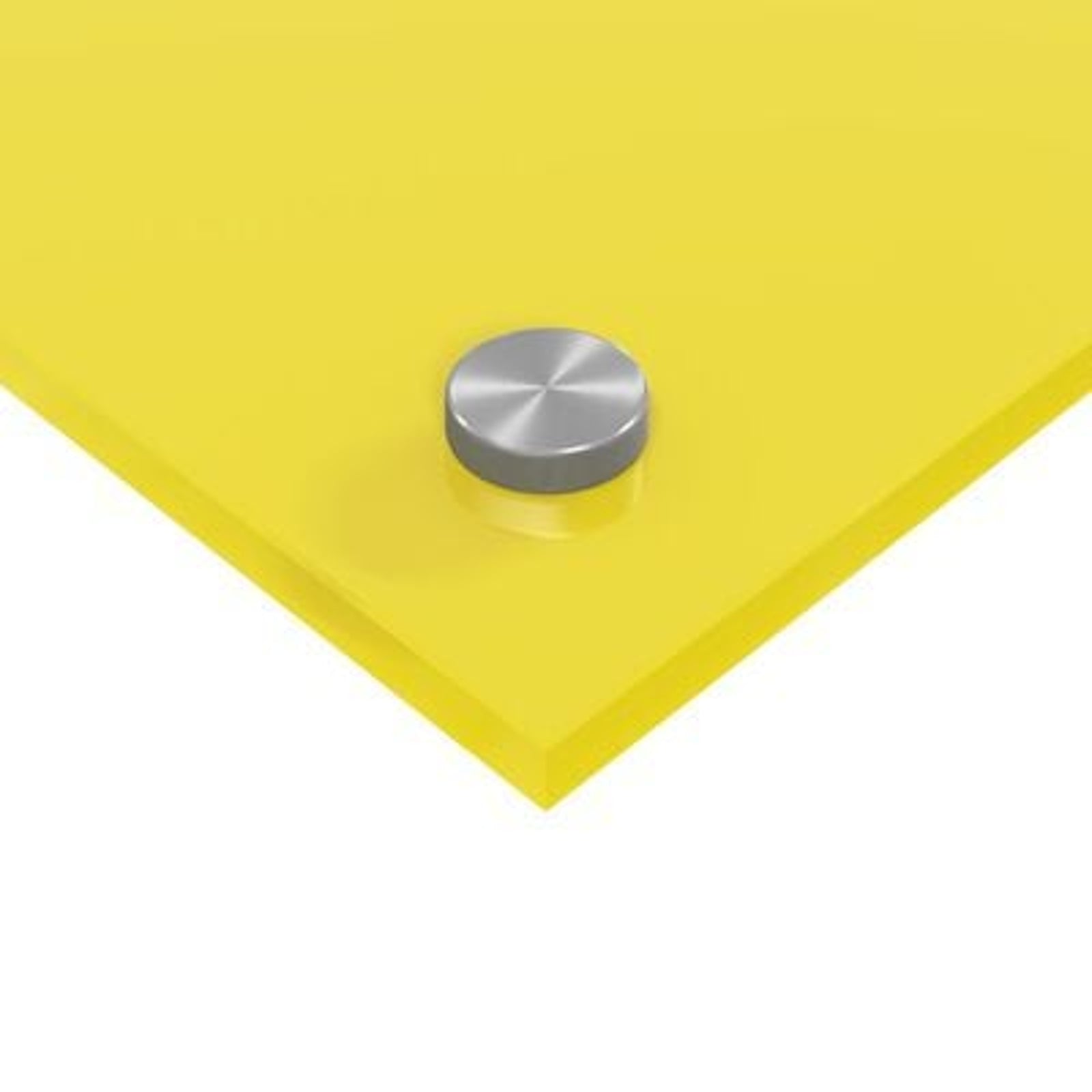 Køkken bagvæg Gul 80 x 40 x 0,6 cm hærdet glas