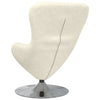 Æggestol Creme 63 x 73 x 90 cm Fløjl