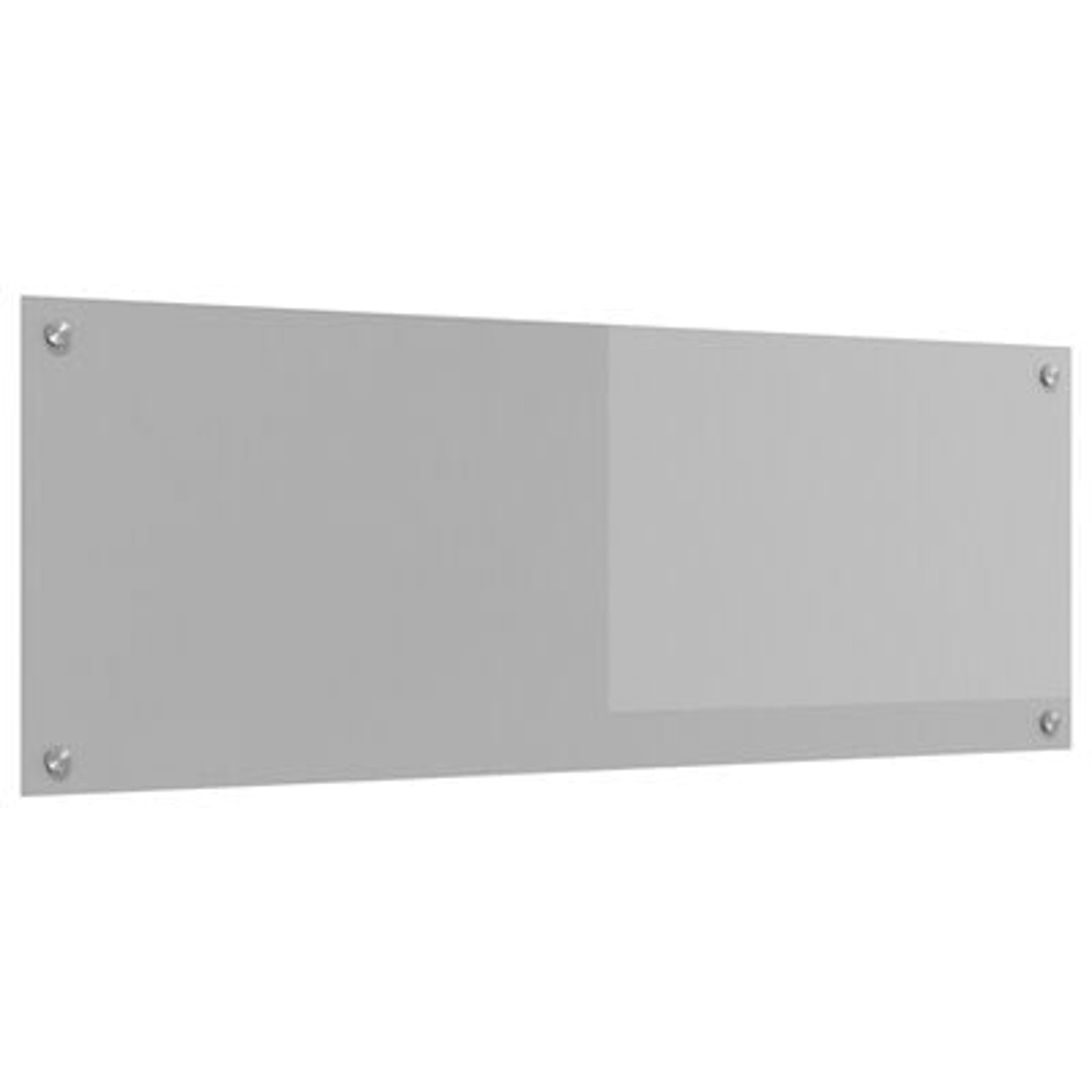 Køkken bagvæg Lysegrå 110 x 40 x 0.6 cm hærdet glas