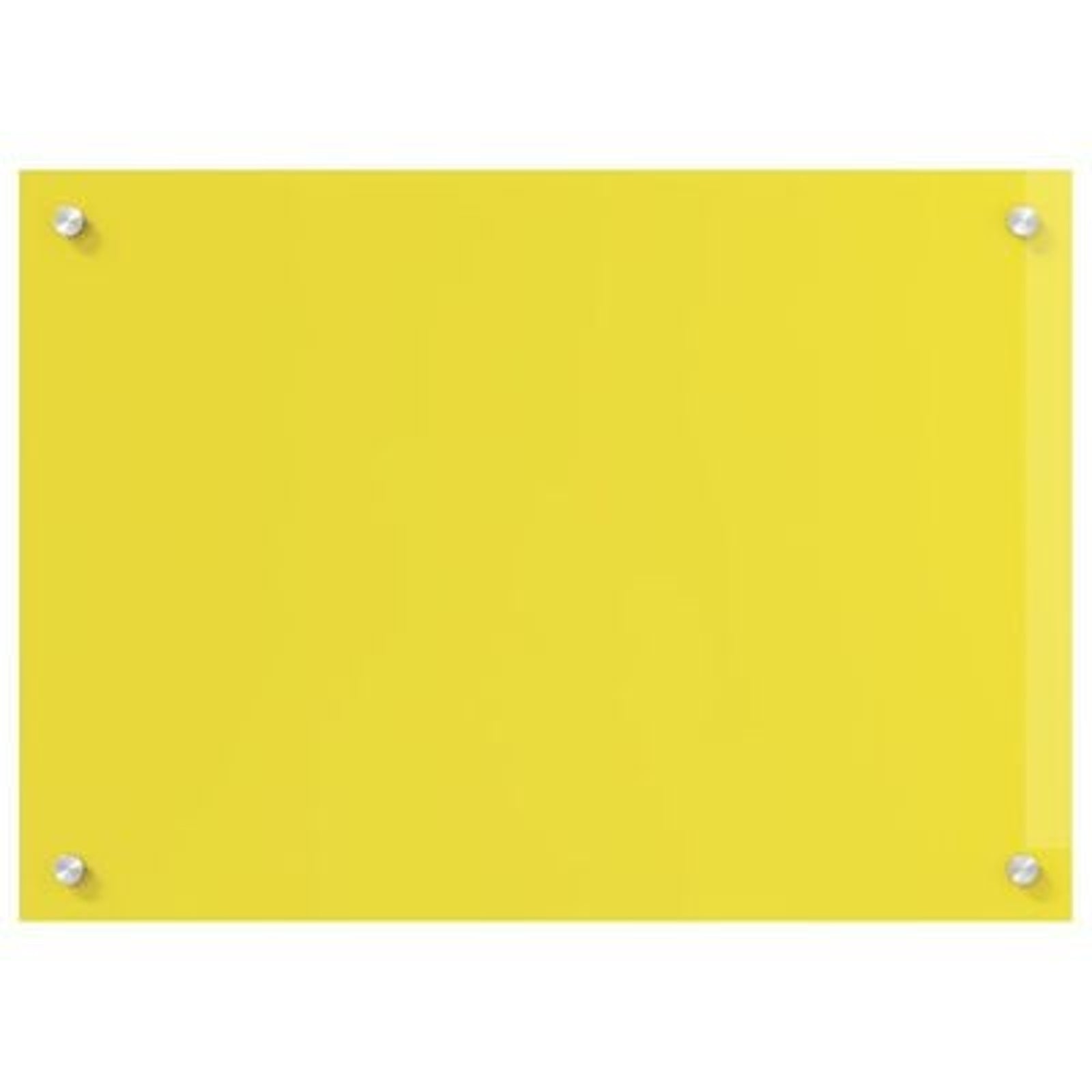 Køkken bagvæg Gul 70 x 60 x 0.6 cm hærdet glas