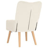 Afslappende stol Creme 63 x 67 x 94 cm Stof