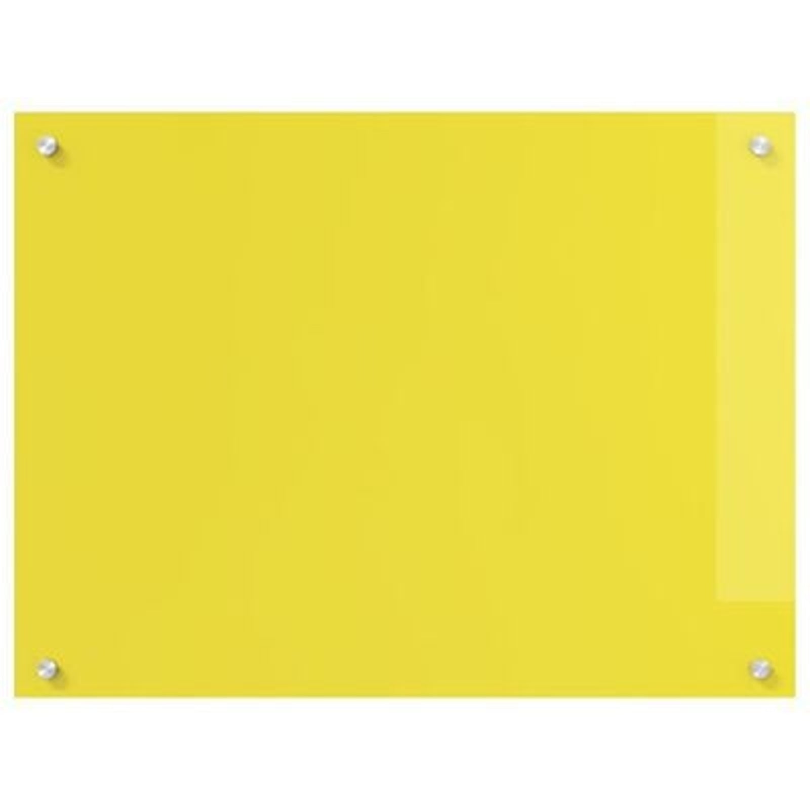 Køkken bagvæg Gul 80 x 60 x 0.6 cm hærdet glas