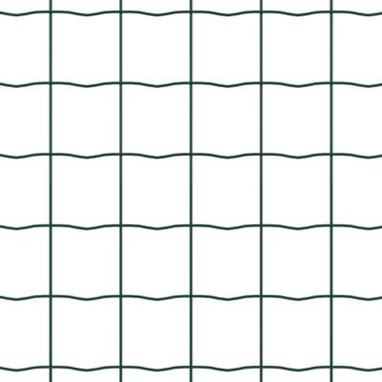 Hegn med post Grøn 1,2 x 25 m Stål