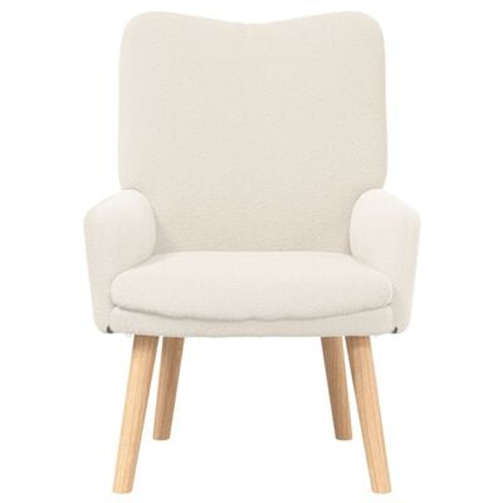 Afslappende stol Creme 63 x 67 x 94 cm Stof