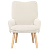 Afslappende stol Creme 63 x 67 x 94 cm Stof