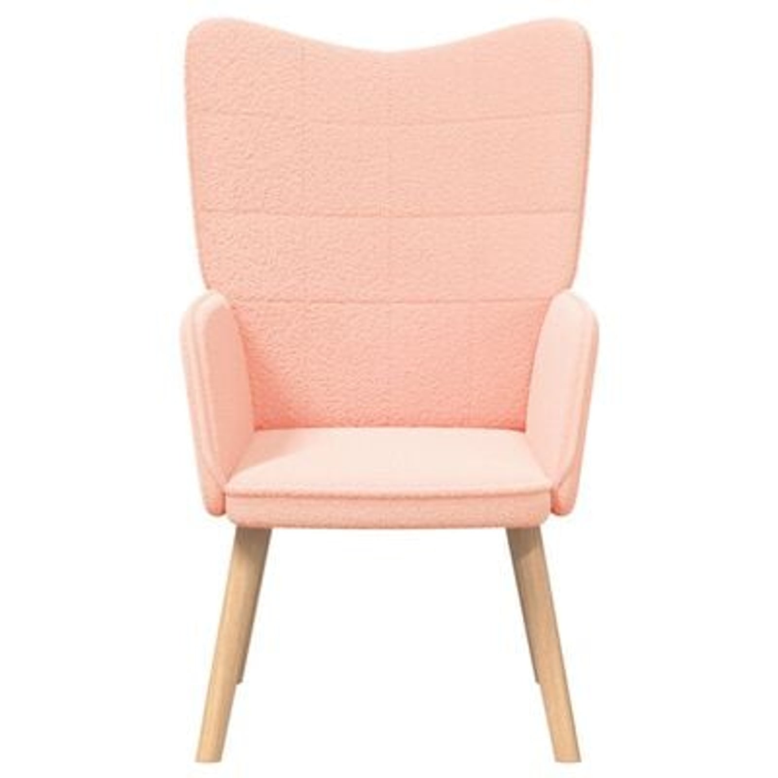Afslappende stol Lyserød 62 x 67 x 95,5 cm Stof