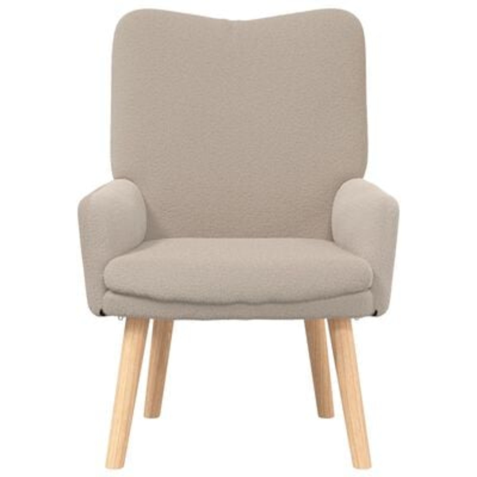 Afslappende stol Lysegrå 63 x 67 x 94 cm Stof