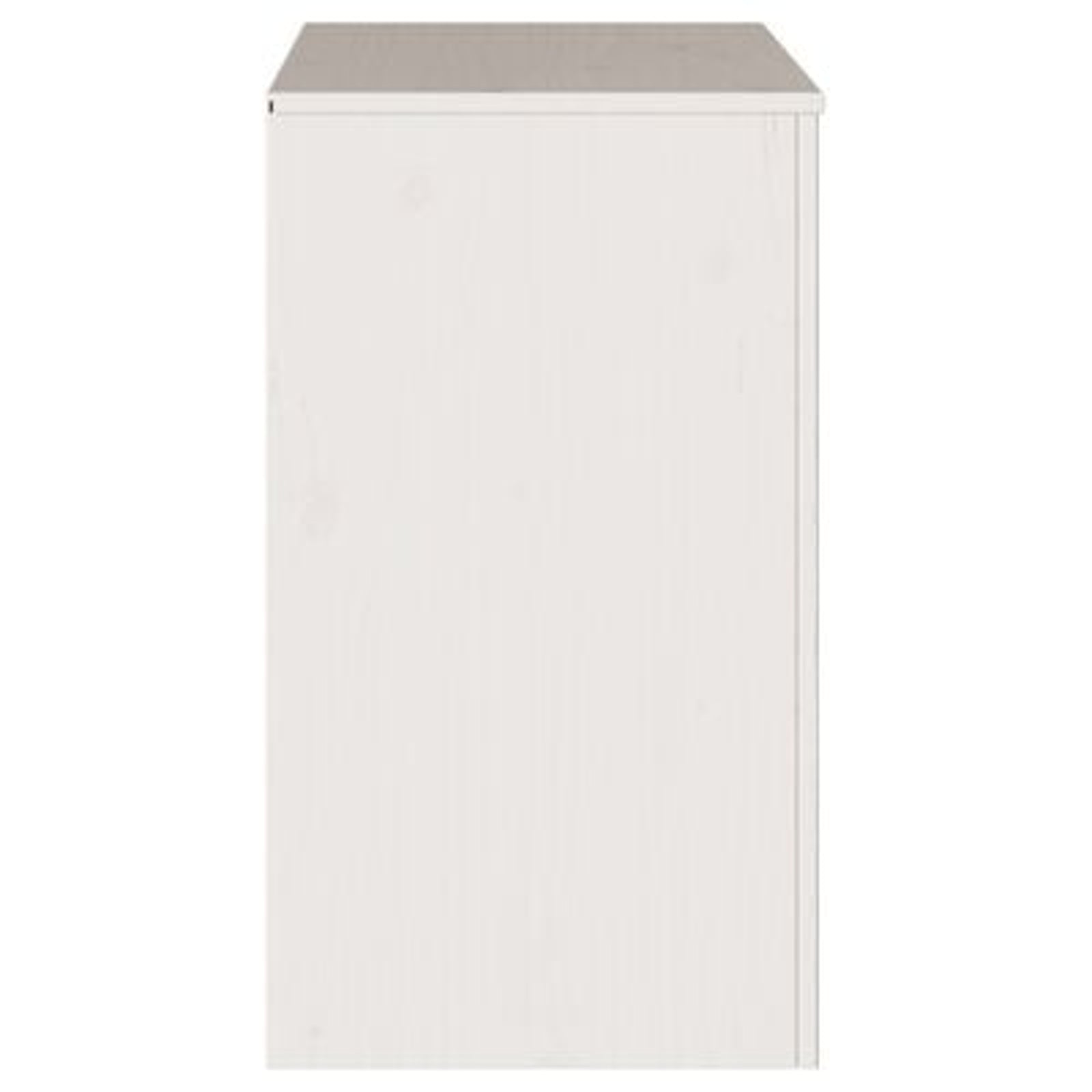 Sideboard Drammen Hvid 79 x 43 x 75.5 cm Massivt fyrretræ