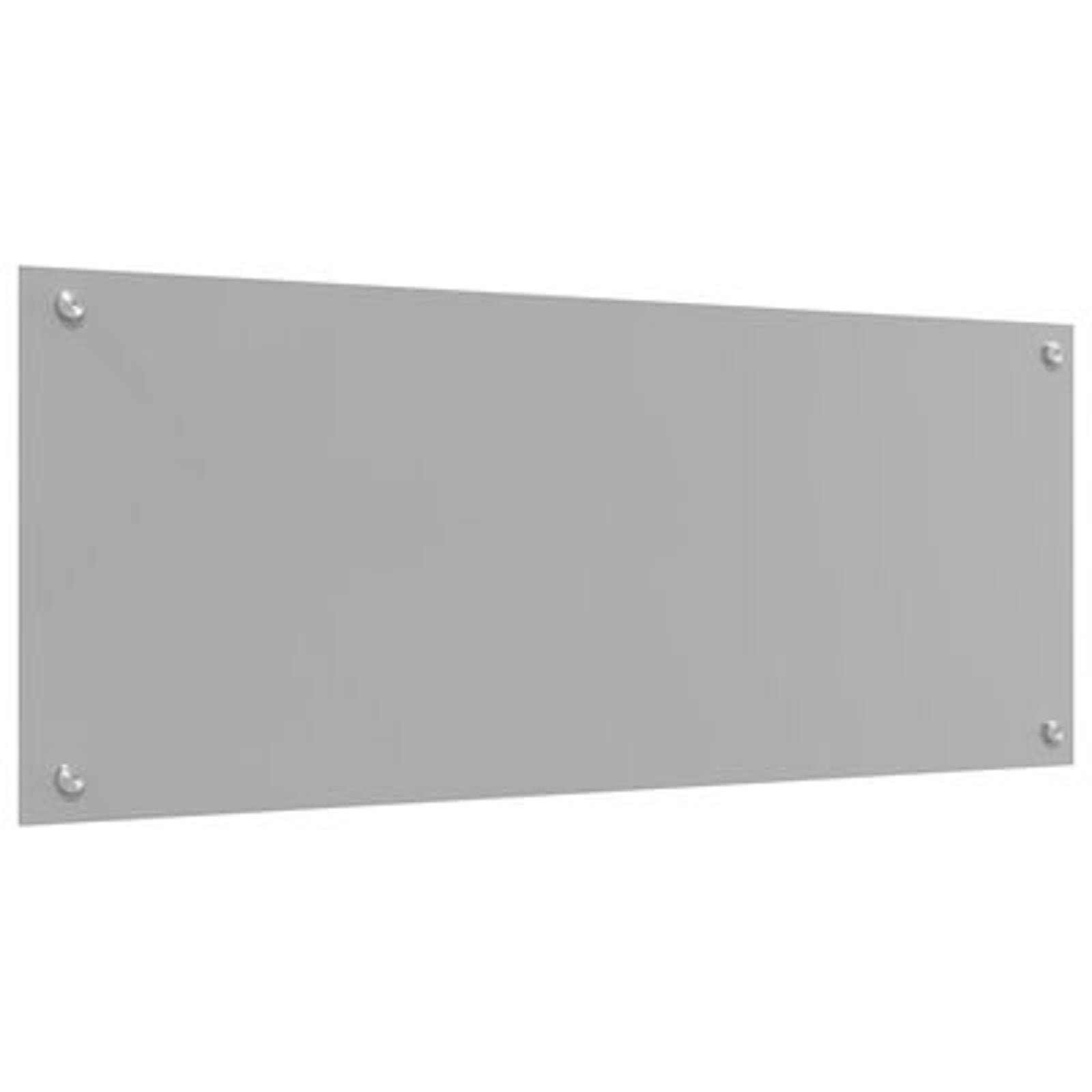 Køkken bagvæg Lysegrå 100 x 40 x 0.6 cm hærdet glas
