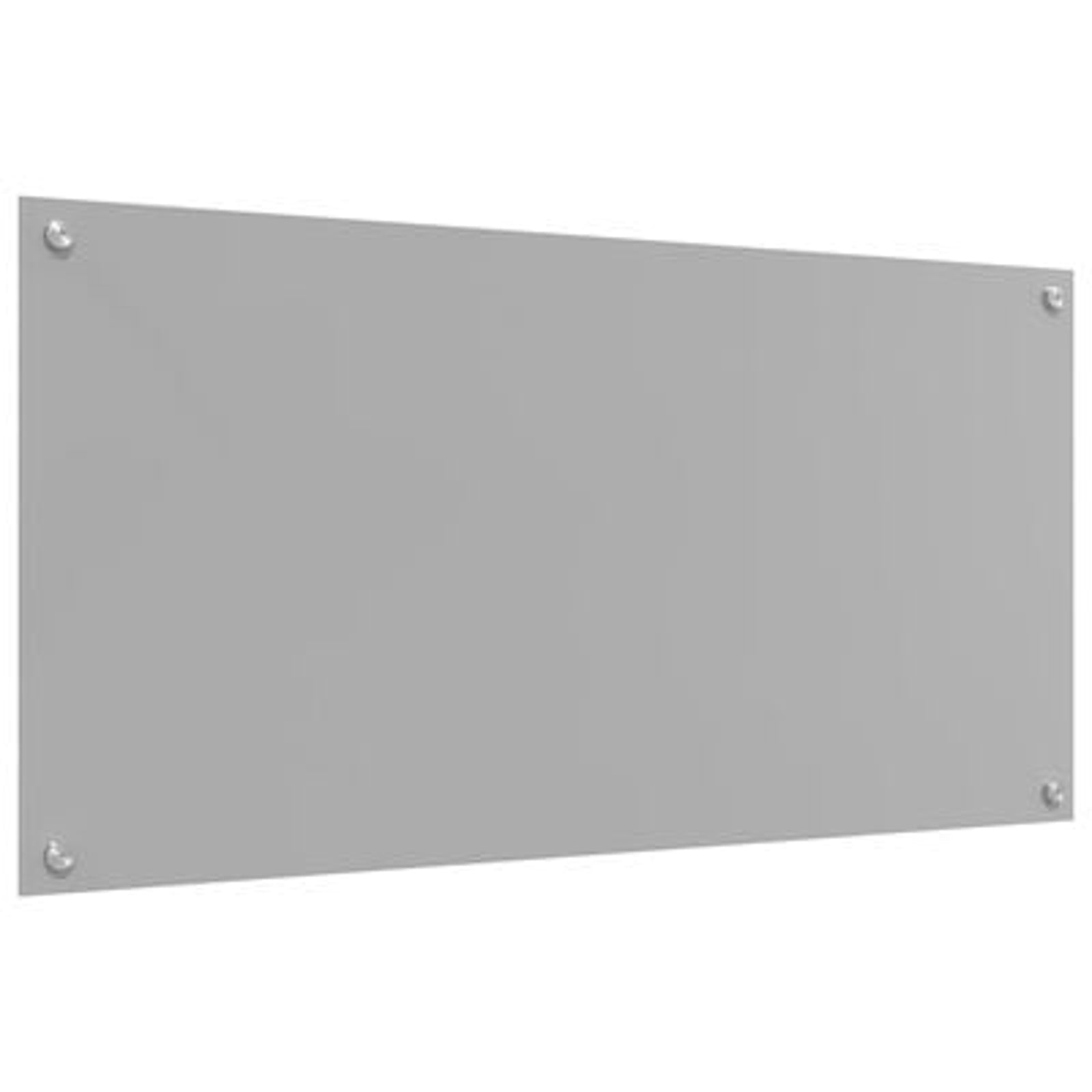 Køkken bagvæg Lysegrå 100 x 50 x 0.6 cm hærdet glas