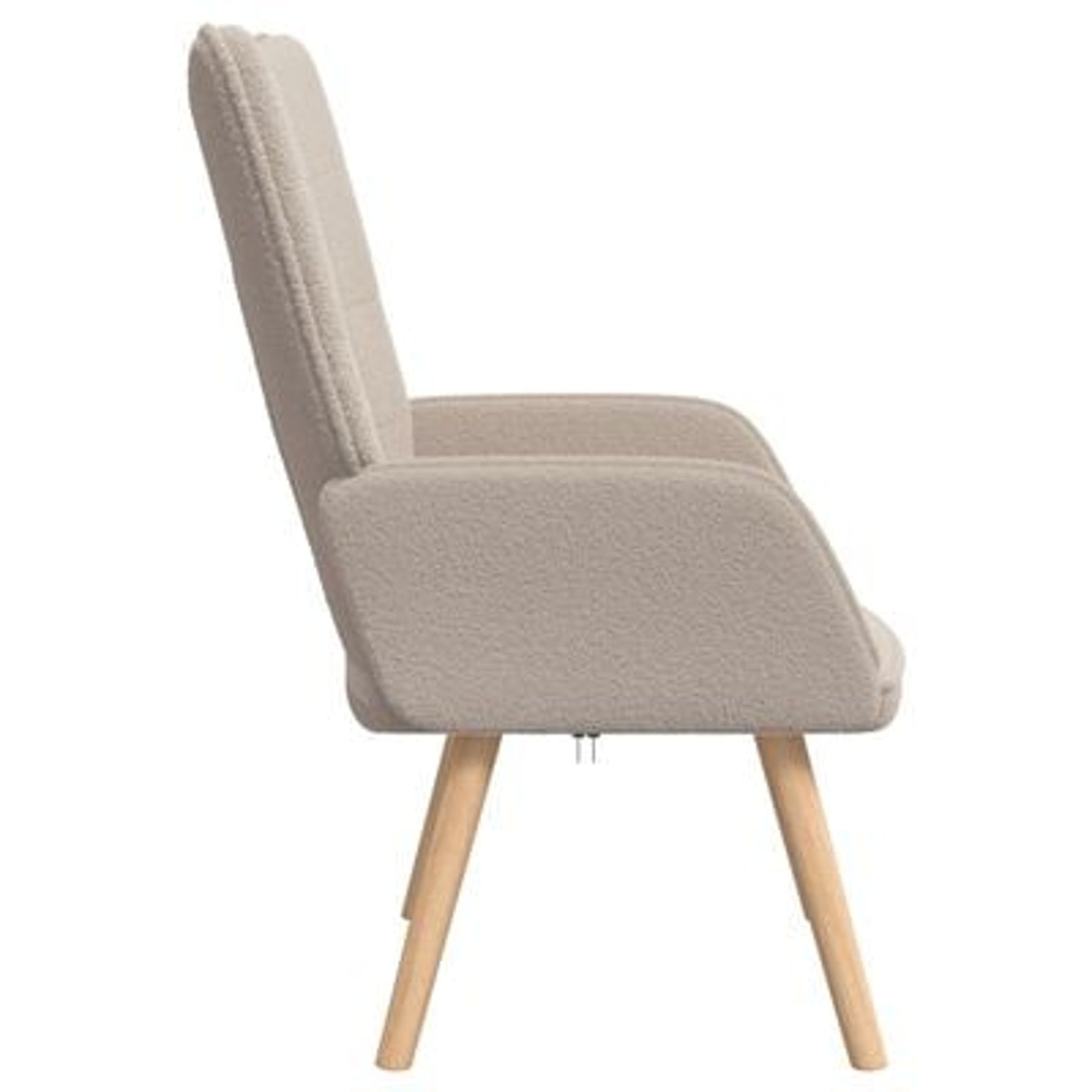 Afslappende stol Lysegrå 62 x 67 x 95,5 cm Stof