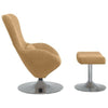 Æggestol 2 pcs Brun 63 x 73 x 90 cm Fløjl