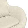 Æggestol 2 pcs Creme 63 x 73 x 90 cm Fløjl