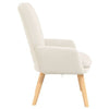 Afslappende stol Creme 63 x 67 x 94 cm Stof