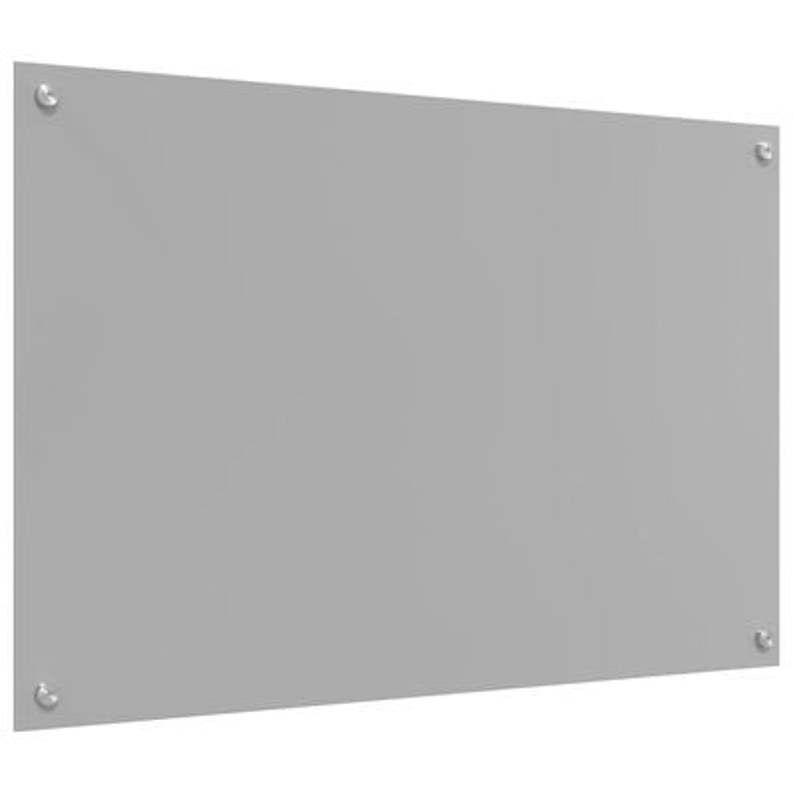 Køkken bagvæg Lysegrå 90 x 60 x 0.6 cm hærdet glas