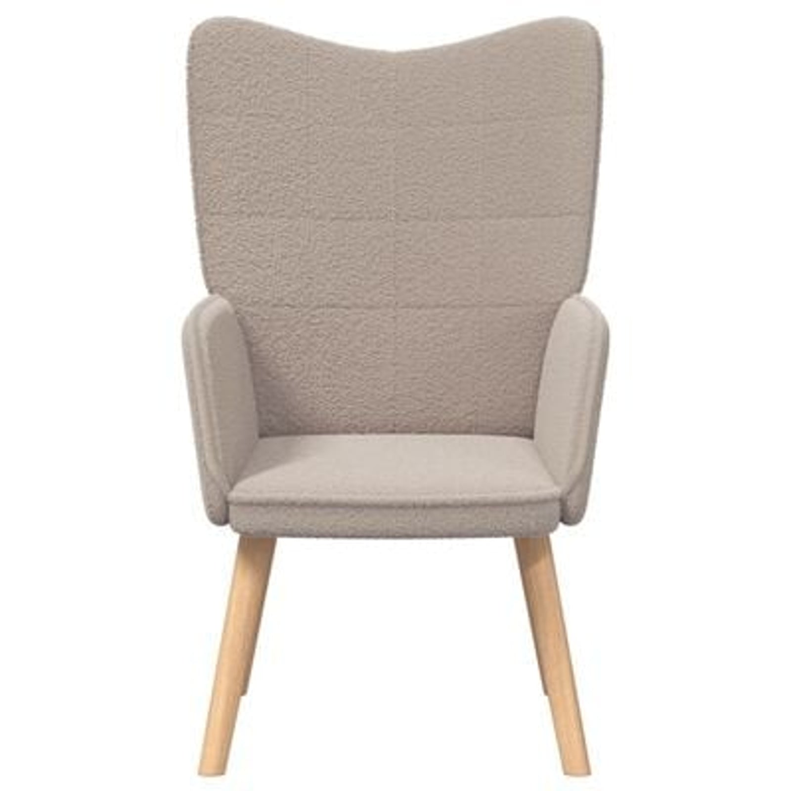 Afslappende stol Lysegrå 62 x 67 x 95,5 cm Stof