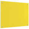 Køkken bagvæg Gul 80 x 60 x 0.6 cm hærdet glas