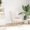 Afslappende stol Creme 63 x 67 x 94 cm Stof