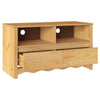 Tv-skab Drammen Egetræsfarvet 99 x 43 x 55 cm Massivt fyrretræ
