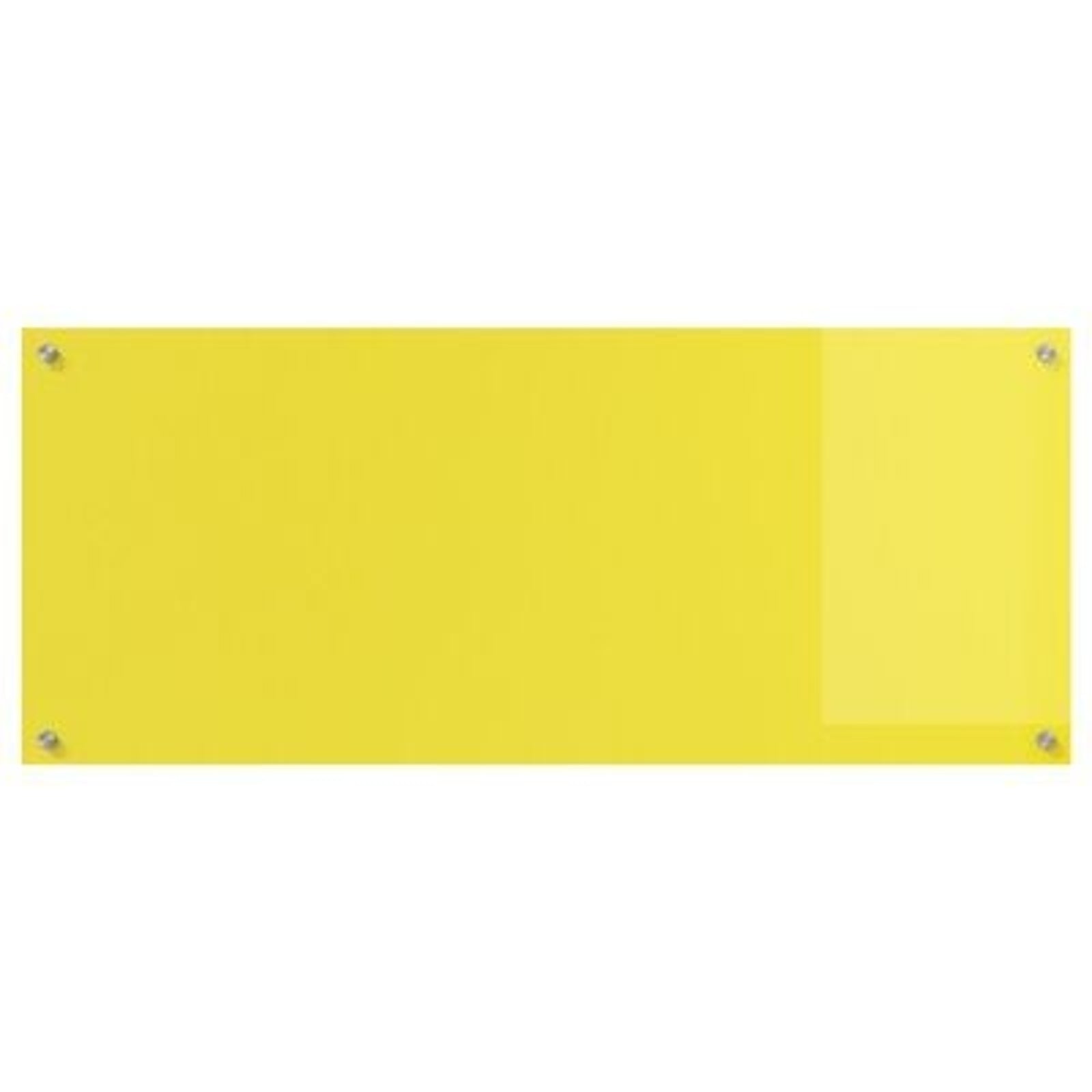Køkken bagvæg Gul 120 x 50 x 0.6 cm hærdet glas