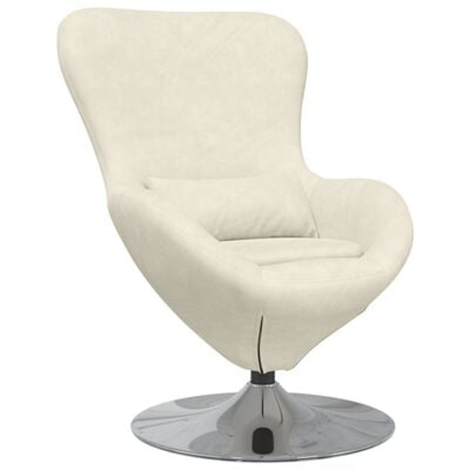 Æggestol Creme 63 x 73 x 90 cm Fløjl
