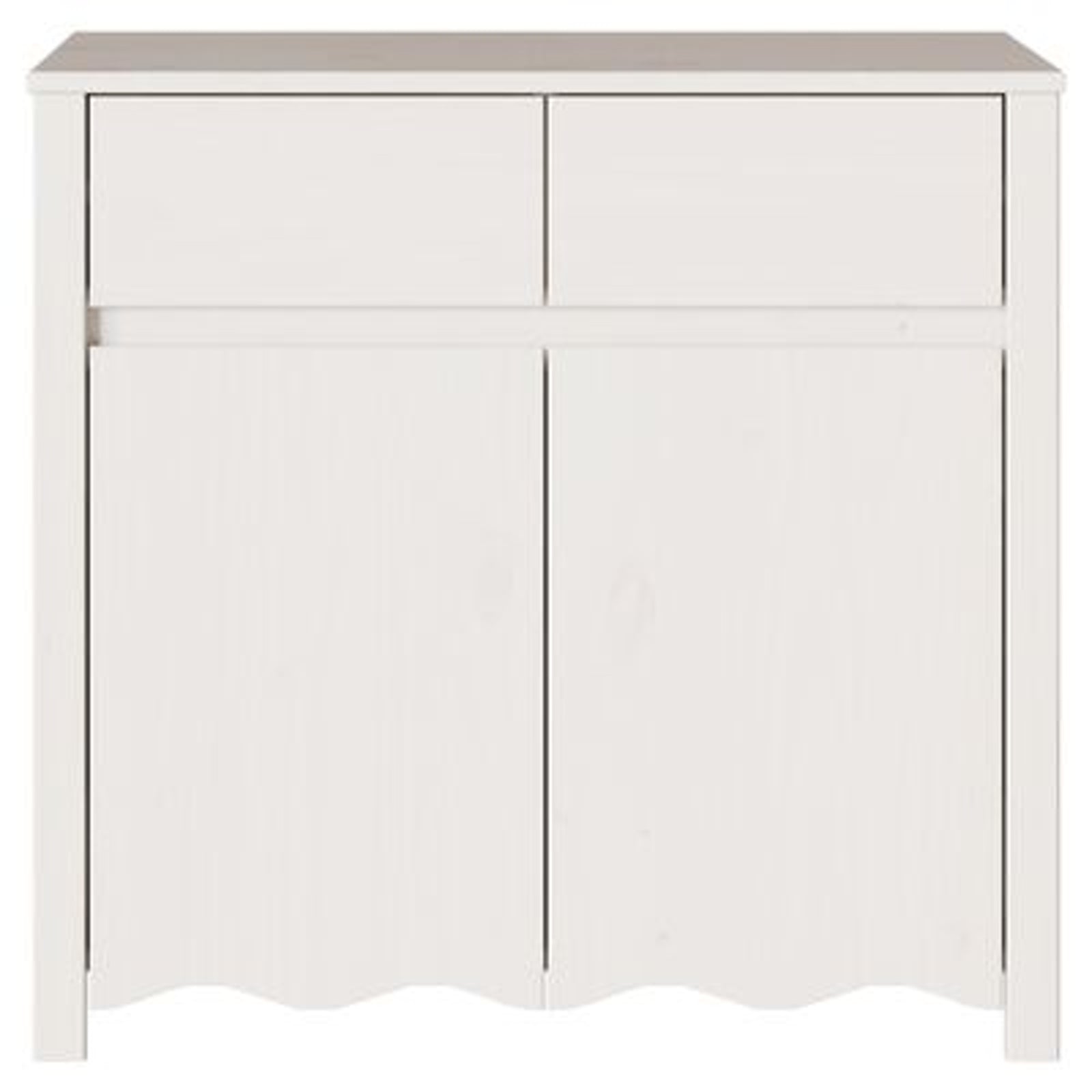 Sideboard Drammen Hvid 79 x 43 x 75.5 cm Massivt fyrretræ