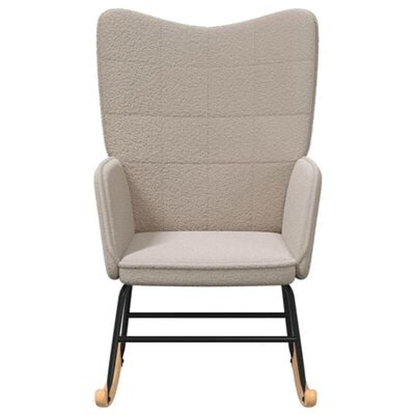 Afslappende stol Lysegrå 61 x 78 x 98 cm Stof