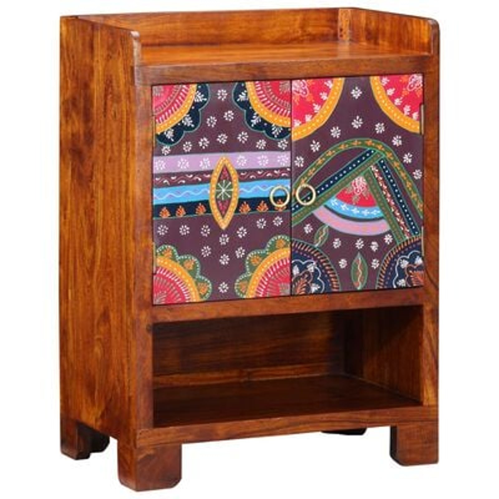 Sko skab med opbevaring Brun 55 x 35 x 75 cm Massivt akacietræ