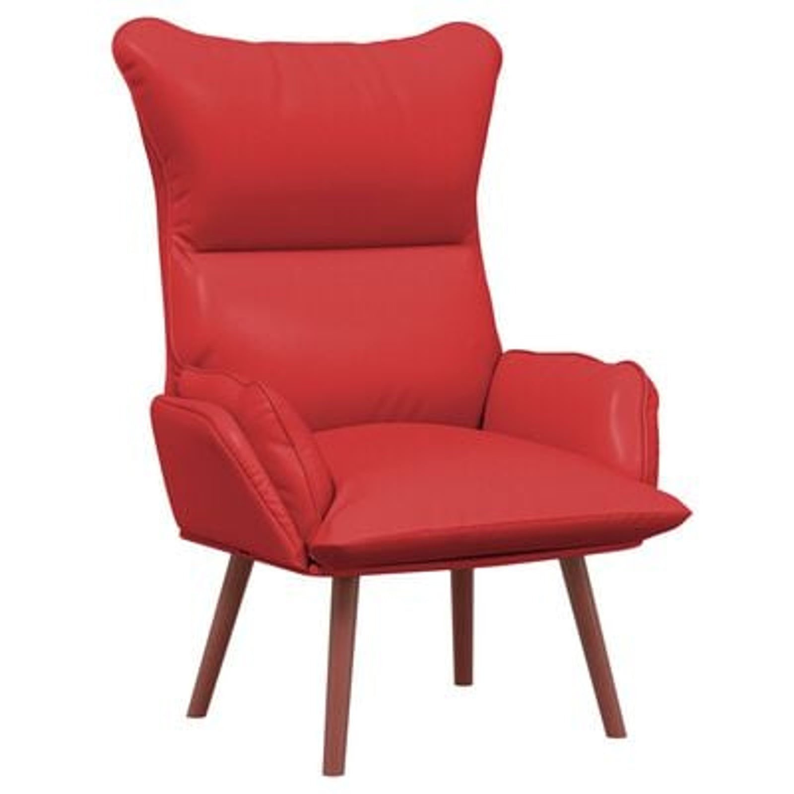 Afslappende stol Rød 69 x 74 x 93 cm Kunstlæder