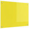 Køkken bagvæg Gul 80 x 60 x 0.6 cm hærdet glas