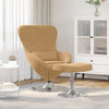 Æggestol 2 pcs Brun 63 x 73 x 90 cm Fløjl