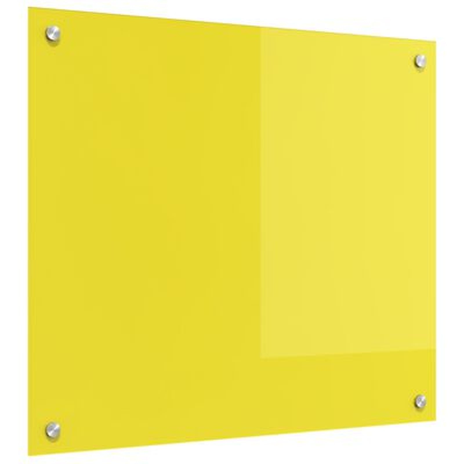 Køkken bagvæg Gul 70 x 60 x 0.6 cm hærdet glas