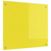 Køkken bagvæg Gul 70 x 60 x 0.6 cm hærdet glas