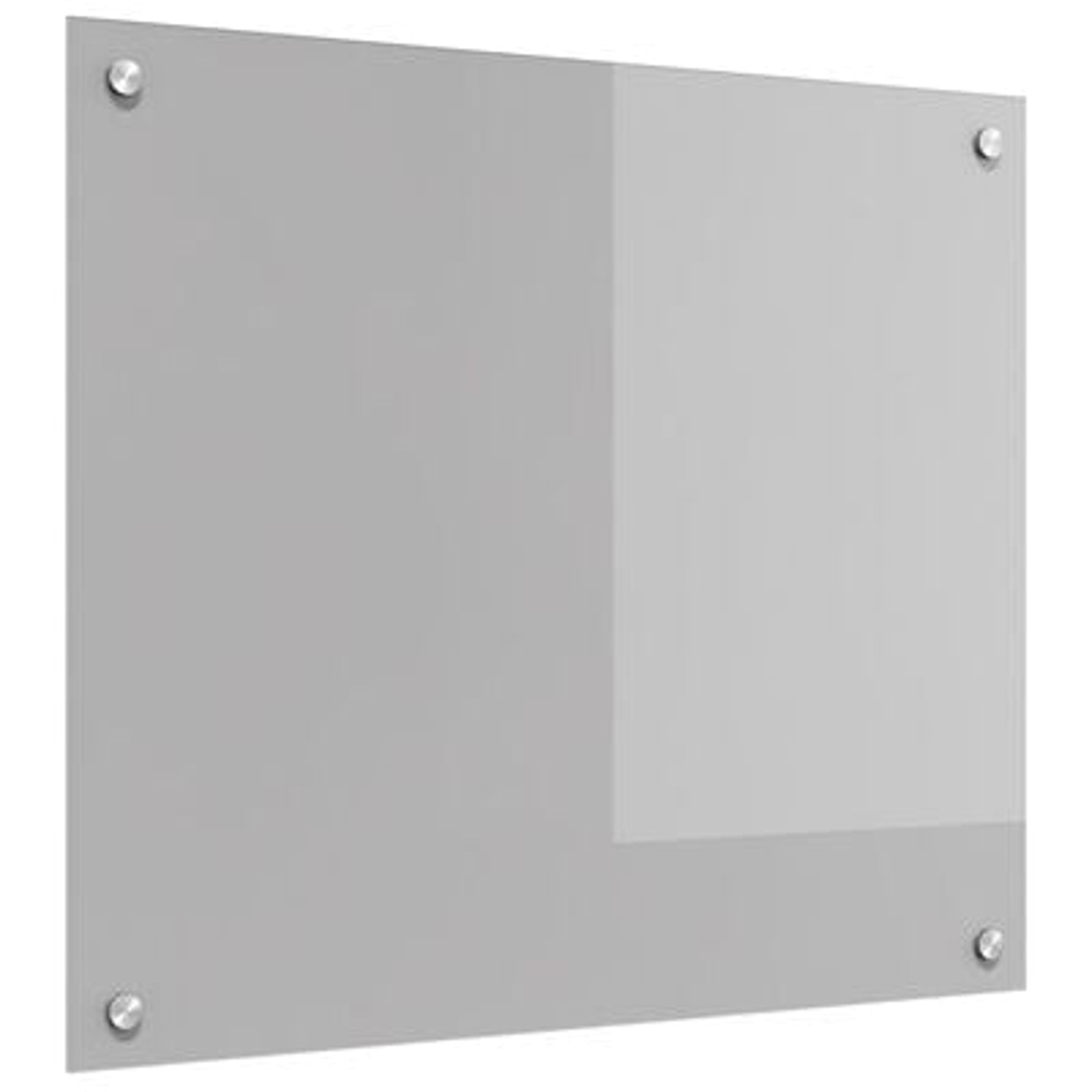 Køkken bagvæg Lysegrå 70 x 60 x 0.6 cm hærdet glas