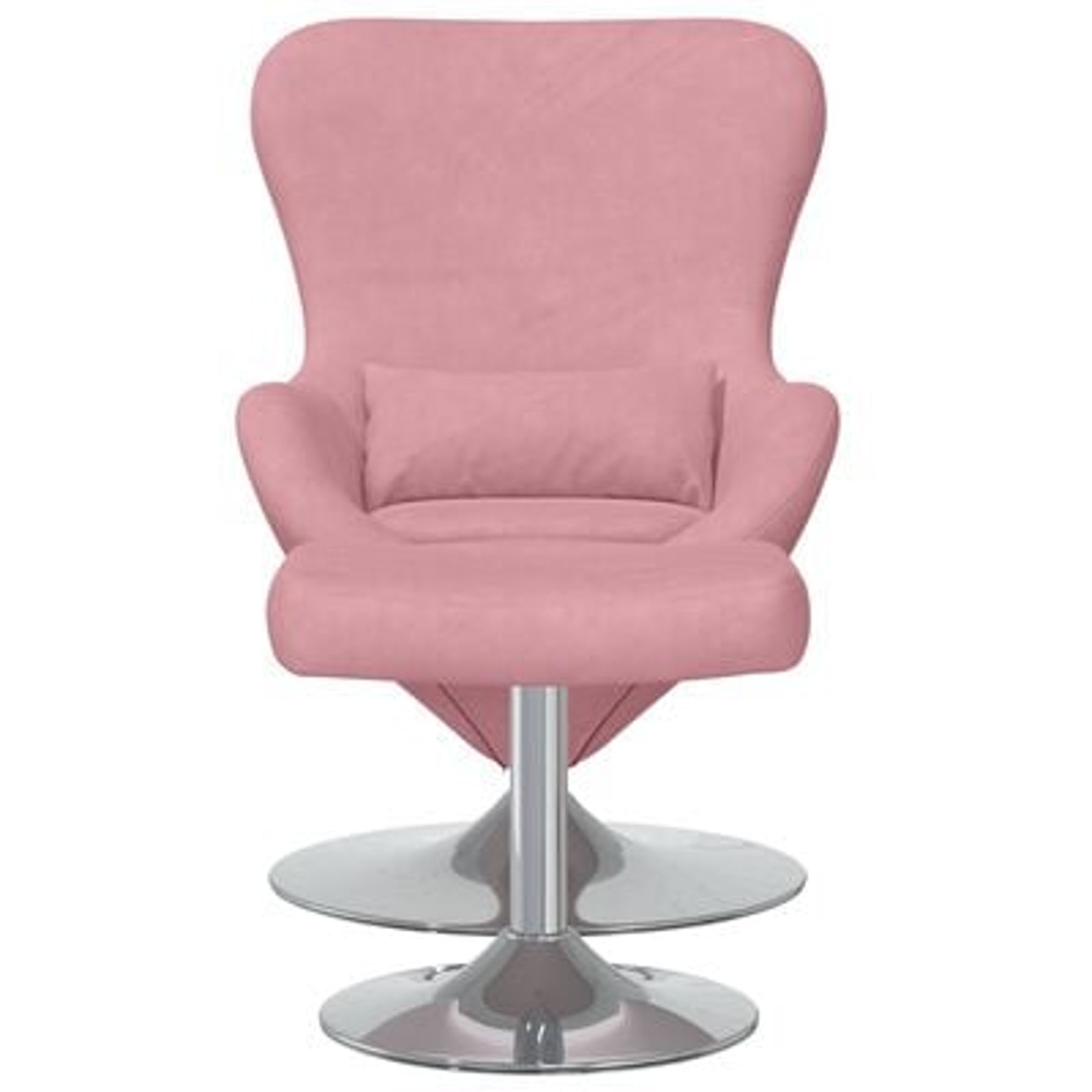 Æggestol 2 pcs Lyserød 63 x 73 x 90 cm Fløjl