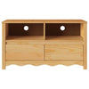 Tv-skab Drammen Egetræsfarvet 99 x 43 x 55 cm Massivt fyrretræ