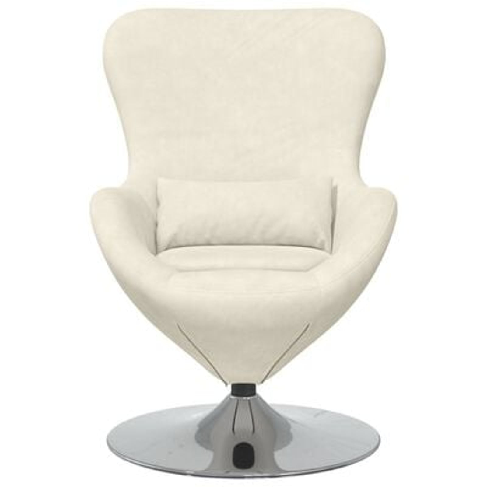 Æggestol Creme 63 x 73 x 90 cm Fløjl