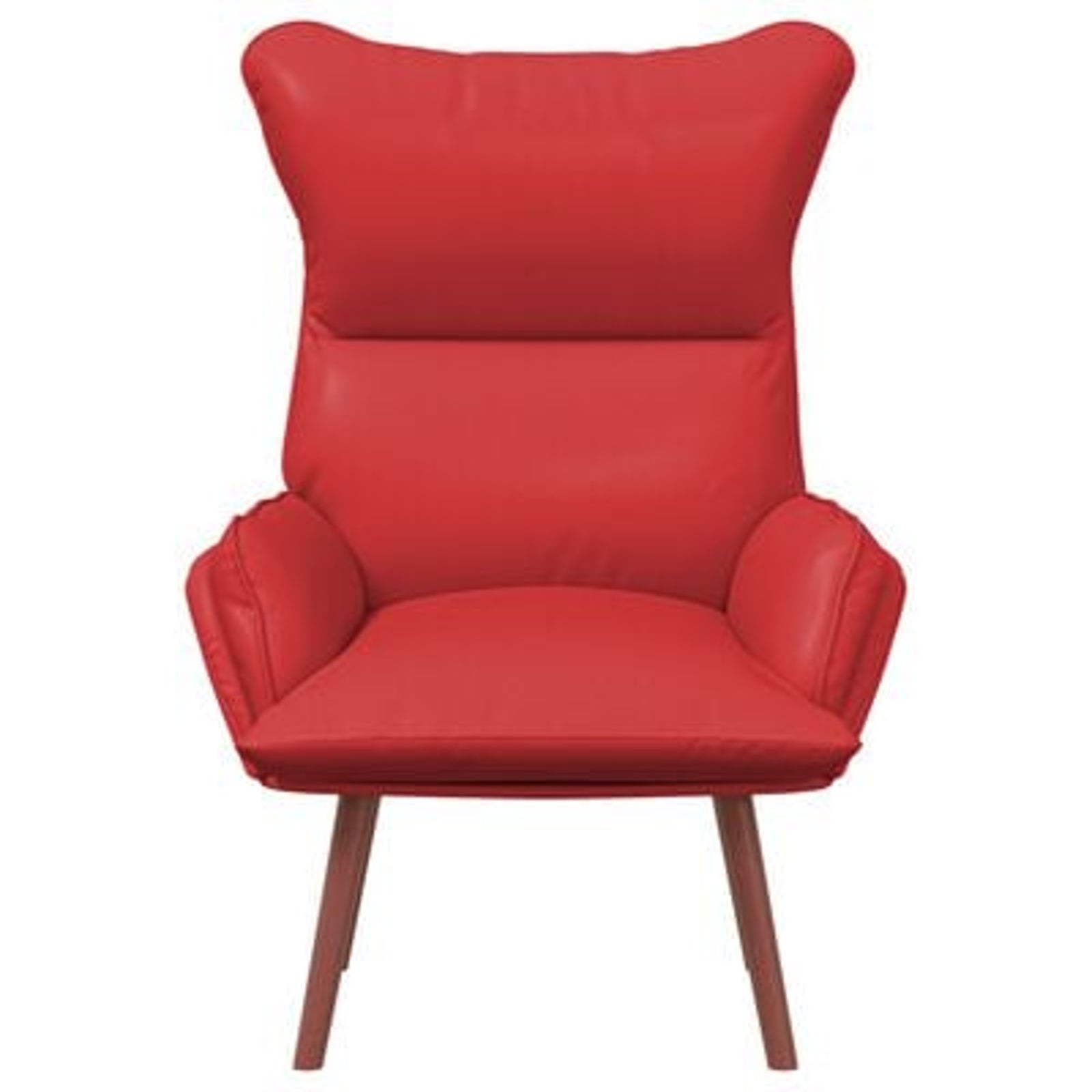 Afslappende stol Rød 69 x 74 x 93 cm Kunstlæder