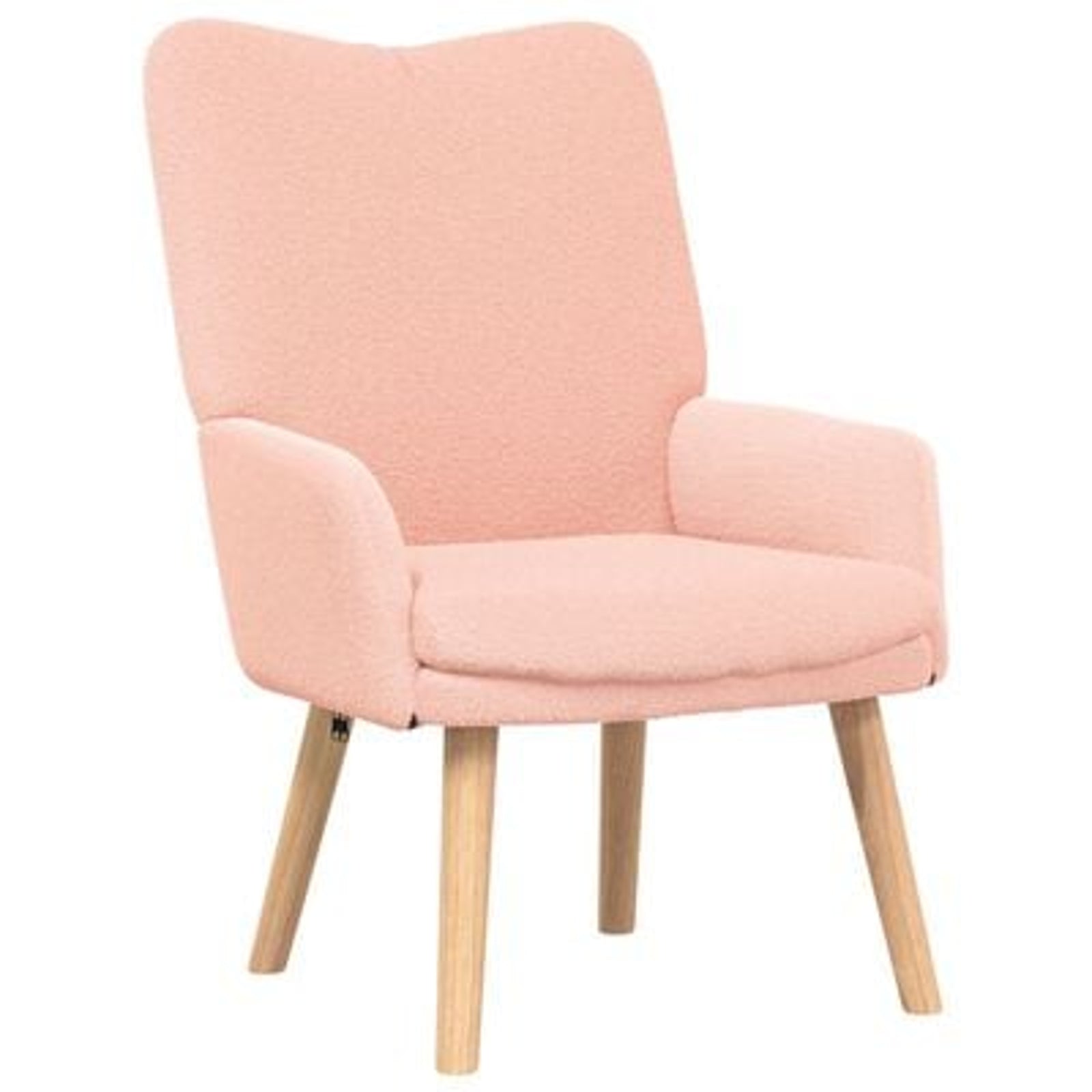 Afslappende stol Lyserød 63 x 67 x 94 cm Stof