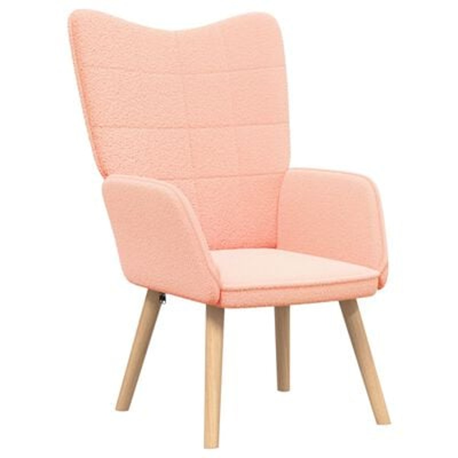 Afslappende stol Lyserød 62 x 67 x 95,5 cm Stof