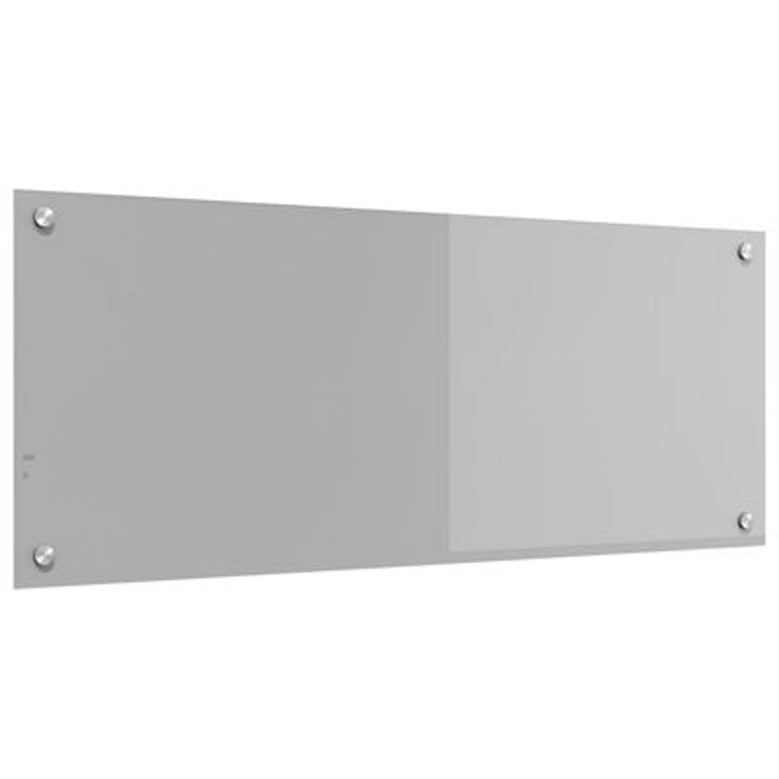 Køkken bagvæg Lysegrå 100 x 40 x 0.6 cm hærdet glas