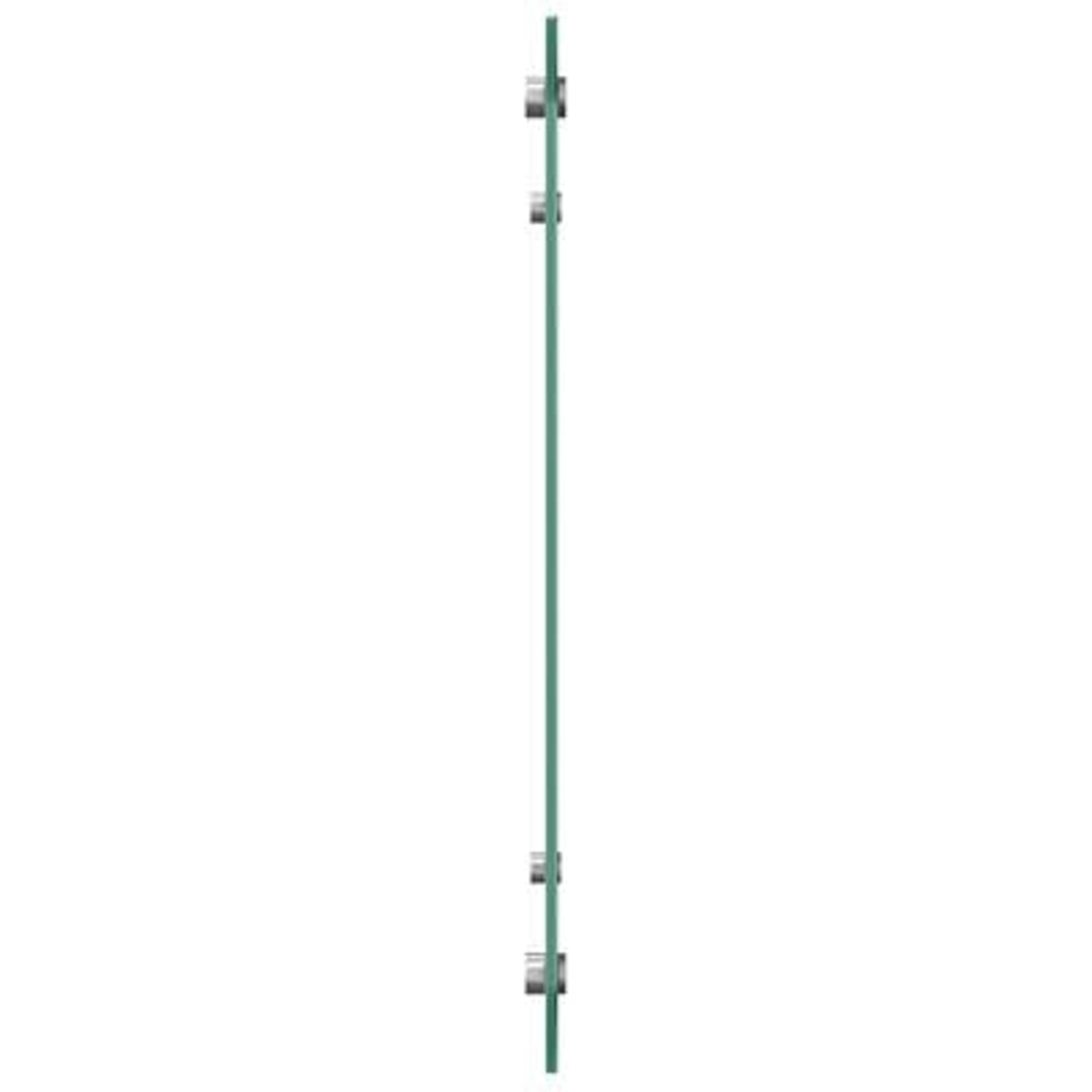 Køkken bagvæg Lysegrå 80 x 50 x 0.6 cm hærdet glas